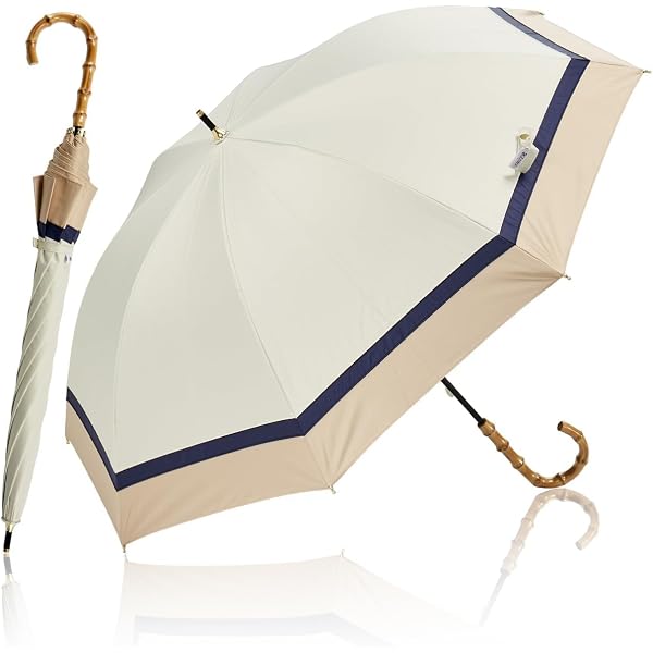 Amazon | Mukii UMBRELLA 日傘 遮光率99.9％ ミューキー (ベージュ